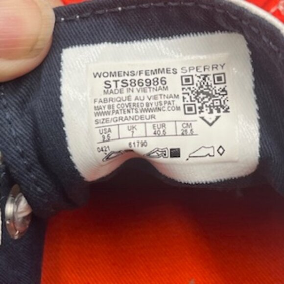 Sperry Popsicle Crest Sneakers Firecracker Shoes Women’s Size 9.5 - Picture 9 of 9